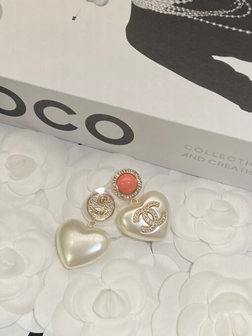 Necklace  earrings
color
@Chanel cc white peach heart set
Popularity King
Rich and rich temperament - Image 8