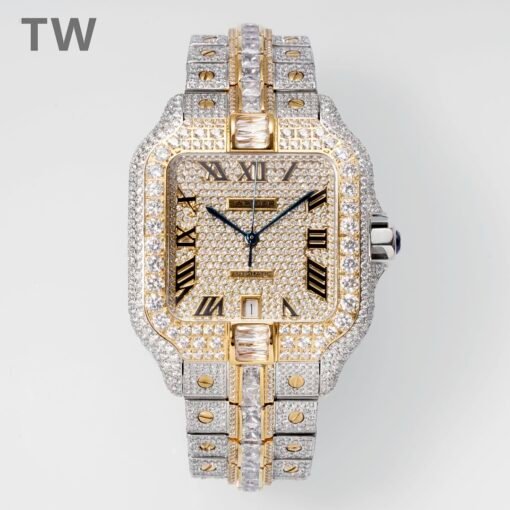 TW's newatchCartier Santos starry sky is specially customized.