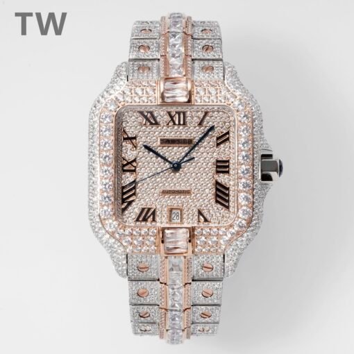 TW's newatchCartier Santos starry sky is specially customized.