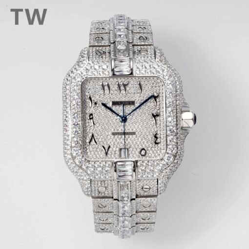 TW's newatchCartier Santos starry sky is specially customized.