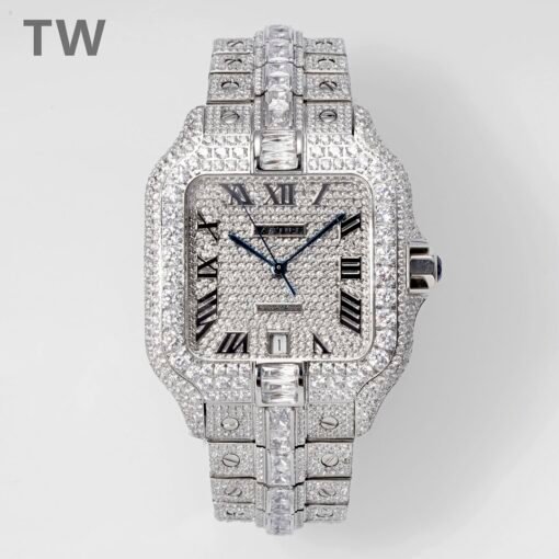 TW's newatchCartier Santos starry sky is specially customized.