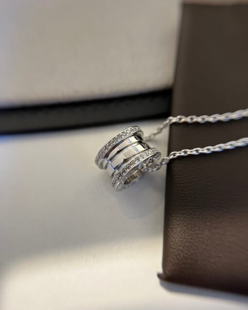 Bulgari B.zero1 series diamond spring necklace - 图片 7