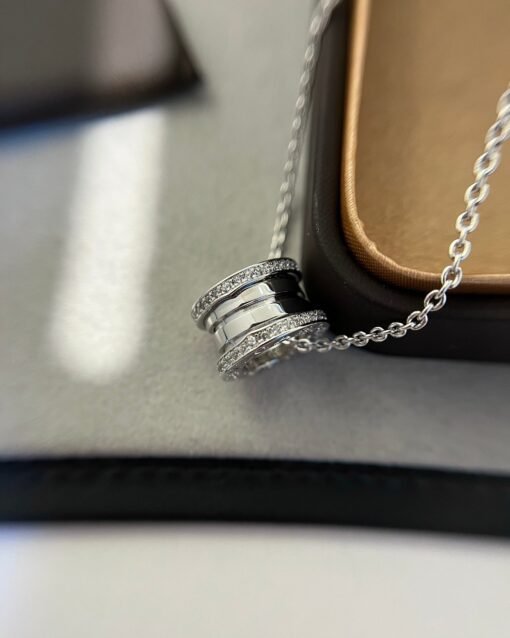 Bulgari B.zero1 series diamond spring necklace - 图片 5