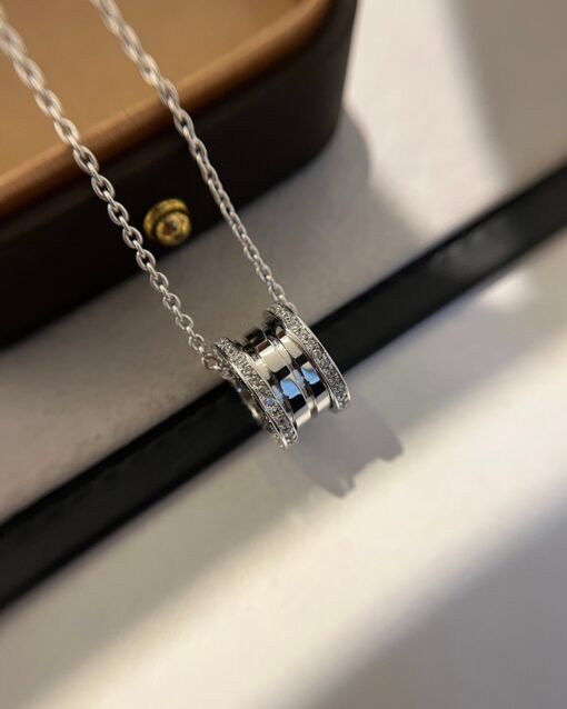 Bulgari B.zero1 series diamond spring necklace - 图片 4