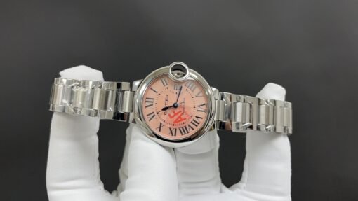 Cartier Blue Balloon White Shell Powder 33mm - Image 2