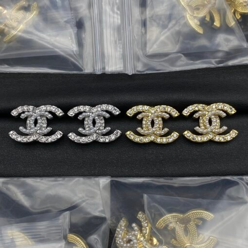 Chanel new stud earrings