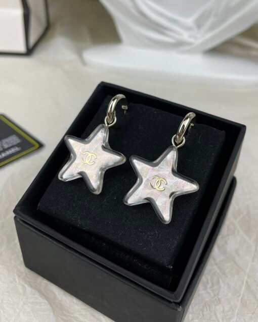 Chanel 2Newnew Star Resin Earrings - 图片 6