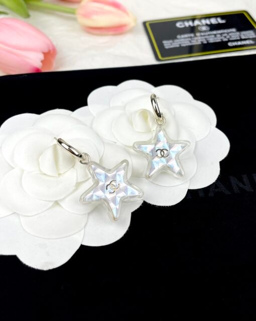 Chanel 2Newnew Star Resin Earrings - 图片 4