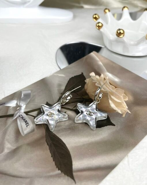 Chanel 2Newnew Star Resin Earrings - 图片 7