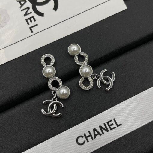 Chanel stud earrings