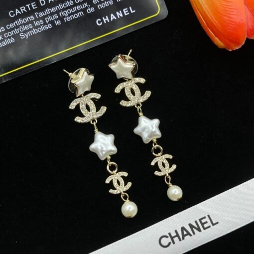 Chanel stud earrings