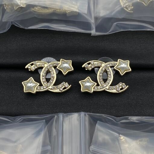 Chanel new stud earrings