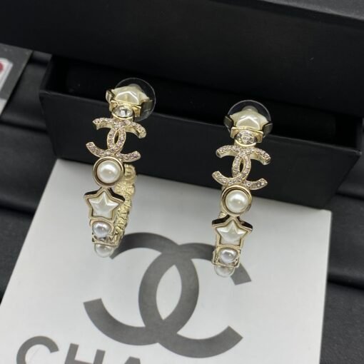 Chanel new stud earrings