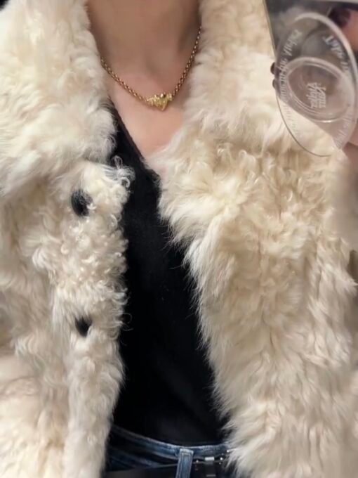 cklace: 58
Necklace: 60
CHANE Chanel 24P new glossy peach heart pendant love choker necklace