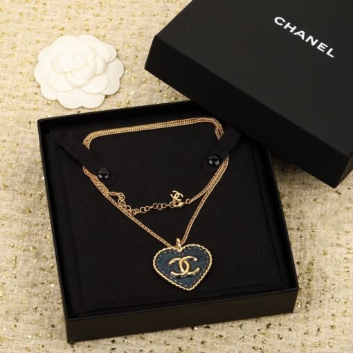 [Chanel 24P Denim Love Necklace]