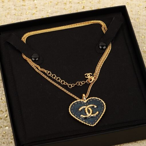 [Chanel 24P Denim Love Necklace] - Image 2