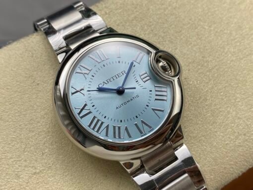 3K Cartier Blue Balloon 33mm Mechanical Movement - Image 2