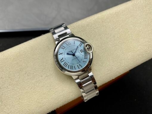 3K Cartier Blue Balloon 33mm Mechanical Movement - Image 4