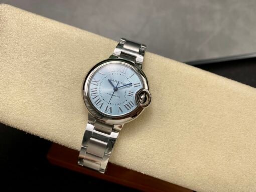 3K Cartier Blue Balloon 33mm Mechanical Movement - Image 5