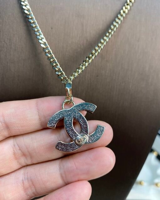 ANE Chanel new black enamel double C simple clavicle chain necklace - Image 8