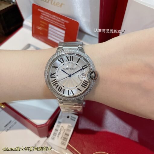 3K Factory Cartier Blue Balloon 36mm mechanical movement, - 图片 8