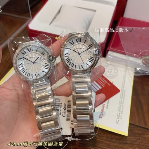 3K Factory Cartier Blue Balloon 36mm mechanical movement, - 图片 9