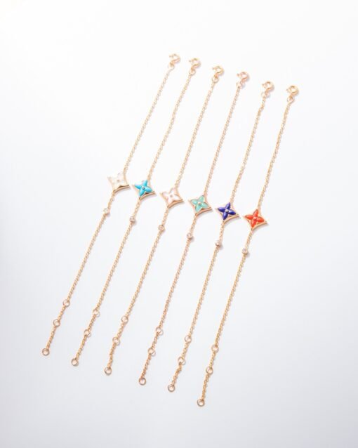 LV Color Blossom series single flower bracelet
