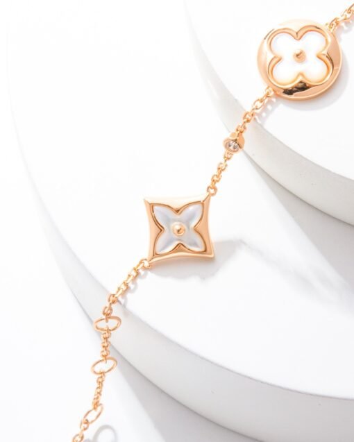 LV classic four-flower diamond bracelet - Image 8