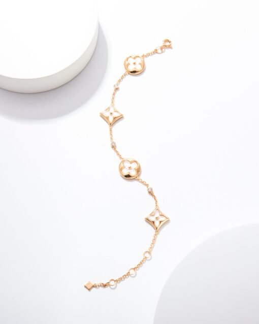 LV classic four-flower diamond bracelet - Image 6