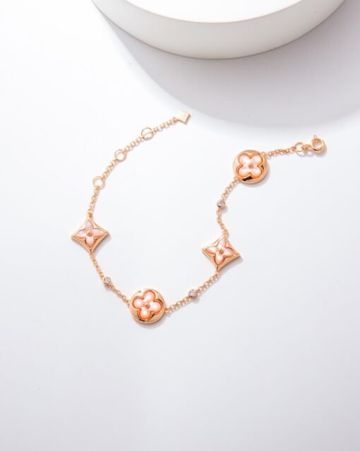 LV classic four-flower diamond bracelet - Image 5