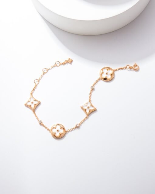 LV classic four-flower diamond bracelet - Image 4