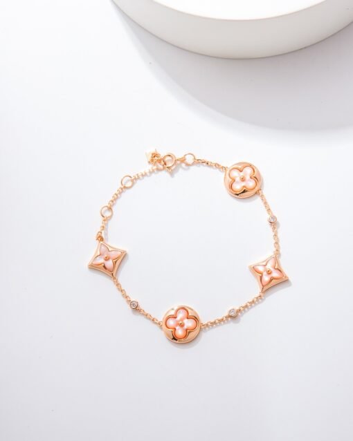 LV classic four-flower diamond bracelet - Image 3