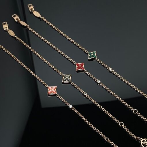 LV Bracelet Classic Mother-of-Pearl Mini Spiral Flower Bracelet