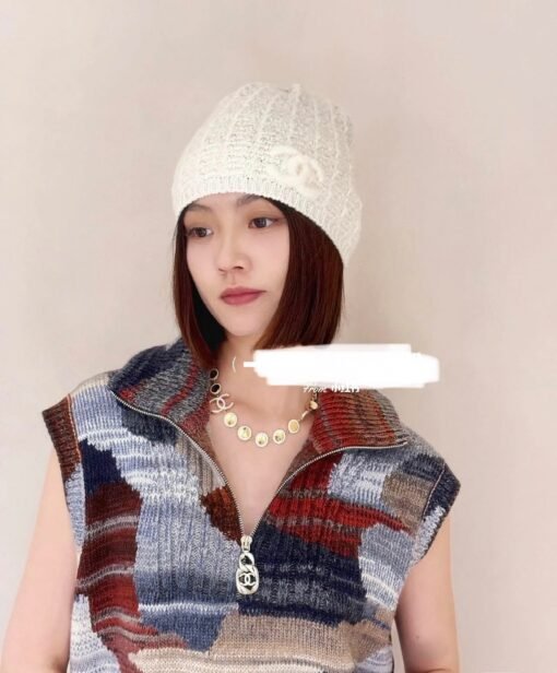 Chanel new style white oil-drop double c round glossy necklace - Image 8