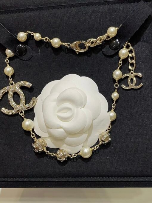 Chanel Double C Ball Pearl Crystal Diamond Necklace
A rich family's wealthy family
