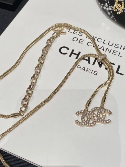 24k snake bone double C tassel necklace
Gentle and sweet - Image 5