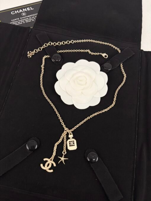 Chanel new style perfume bottle elements five-pointed star simple necklace