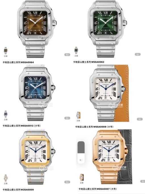 Cartier Sandos men's official website picture - Image 9