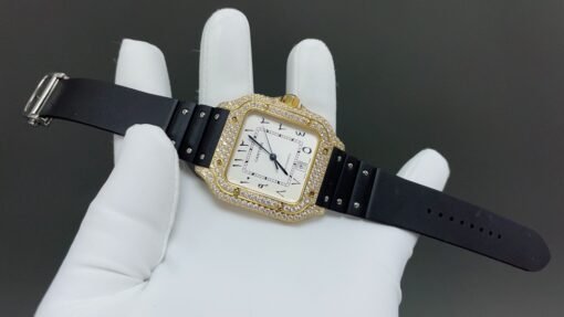 THB NewatchCartier Santos Middle East Full Diamond Model - 图片 2