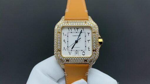 THB NewatchCartier Santos Middle East Full Diamond Model - 图片 3