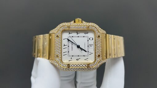 THB NewatchCartier Santos Middle East Full Diamond Model - 图片 7