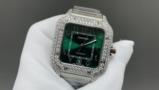 THB NewatchCartier Santos Middle East Full Diamond Model - 图片 3