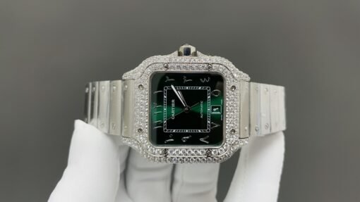 THB NewatchCartier Santos Middle East Full Diamond Model - 图片 2