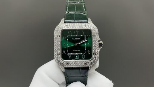 THB NewatchCartier Santos Middle East Full Diamond Model - 图片 6