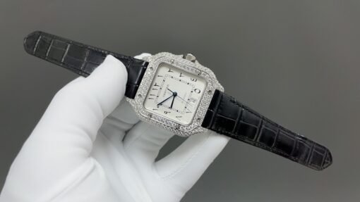 THB NewatchCartier Santos Middle East Full Diamond Model - 图片 7