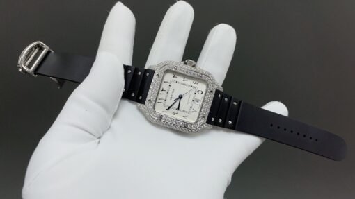 THB NewatchCartier Santos Middle East Full Diamond Model - 图片 5