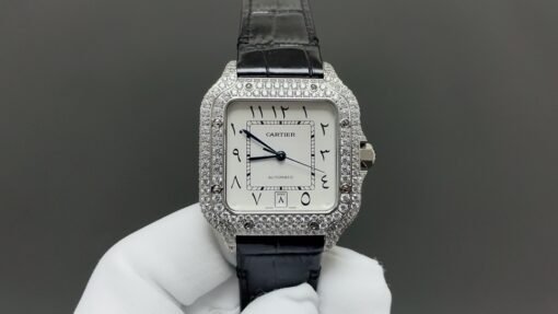 THB NewatchCartier Santos Middle East Full Diamond Model - 图片 6