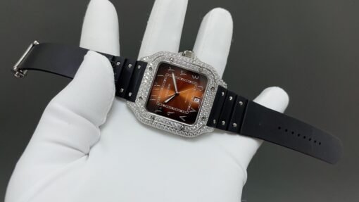 THB NewatchCartier Santos Middle East Full Diamond Model - 图片 2