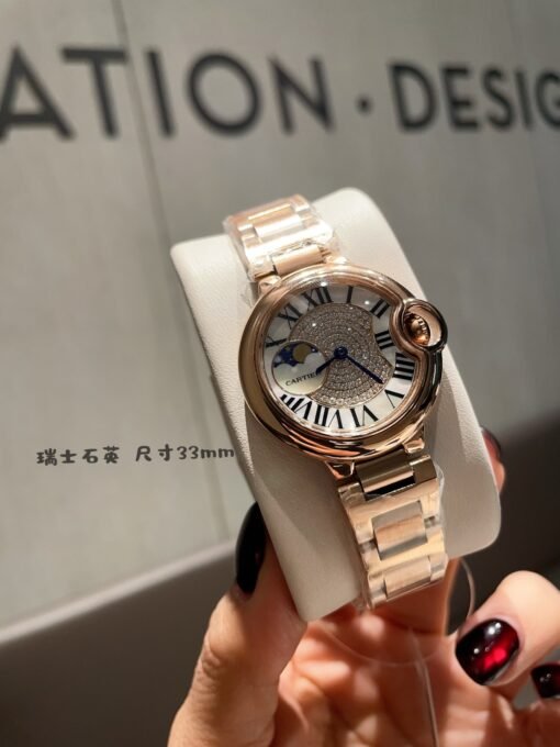 Cartier/33mm Fisheye Glass
Craftsmanship Cartier blue balloons, exquisite 33mm quartz watch - 图片 3