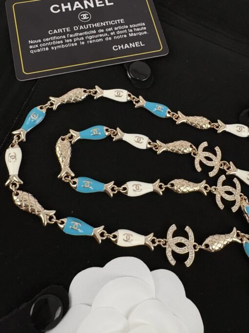 Chanel Early Spring Ocean Series Lively Fish Styling
Necklace Sweater chain
Can be used as waist chain - Image 3